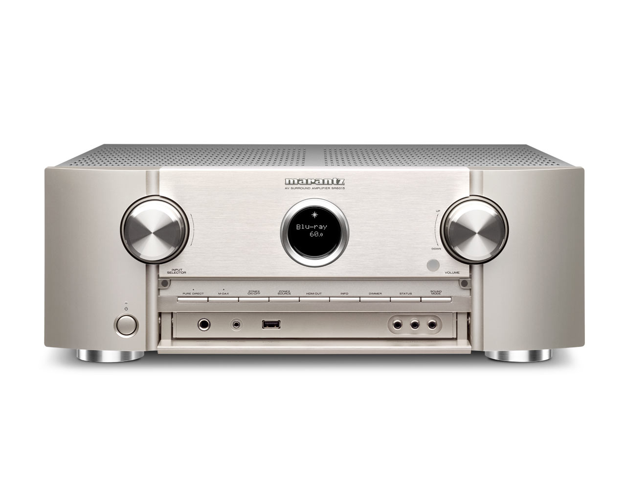 Marantz SR6015, AVreceiver med 8K HDMI, 4K/120Hz.